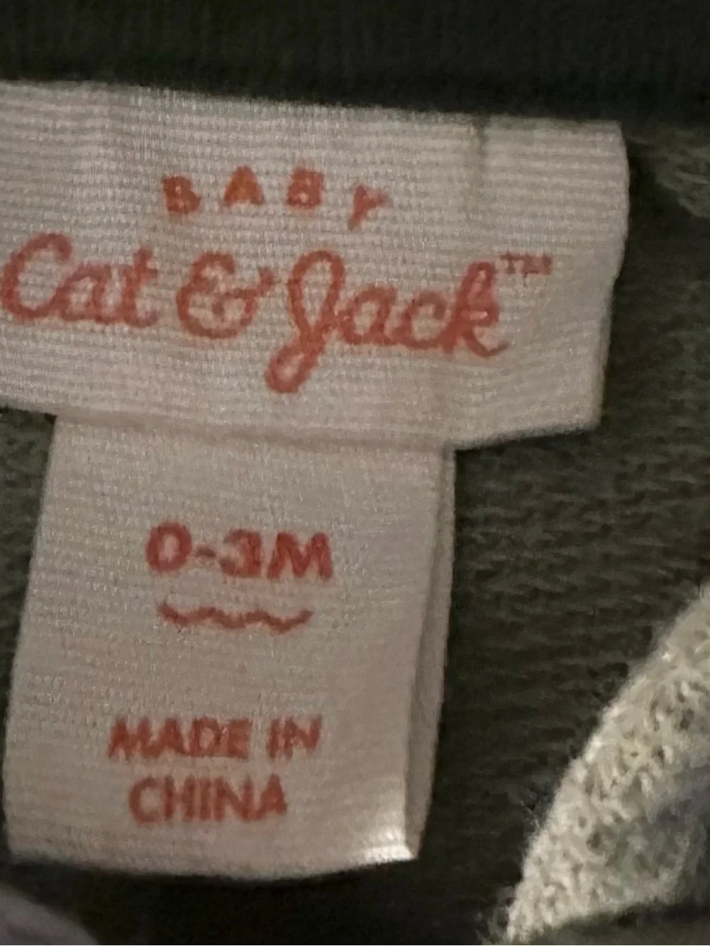 Cat & Jack Green Animal Print Hooded Zip Jacket